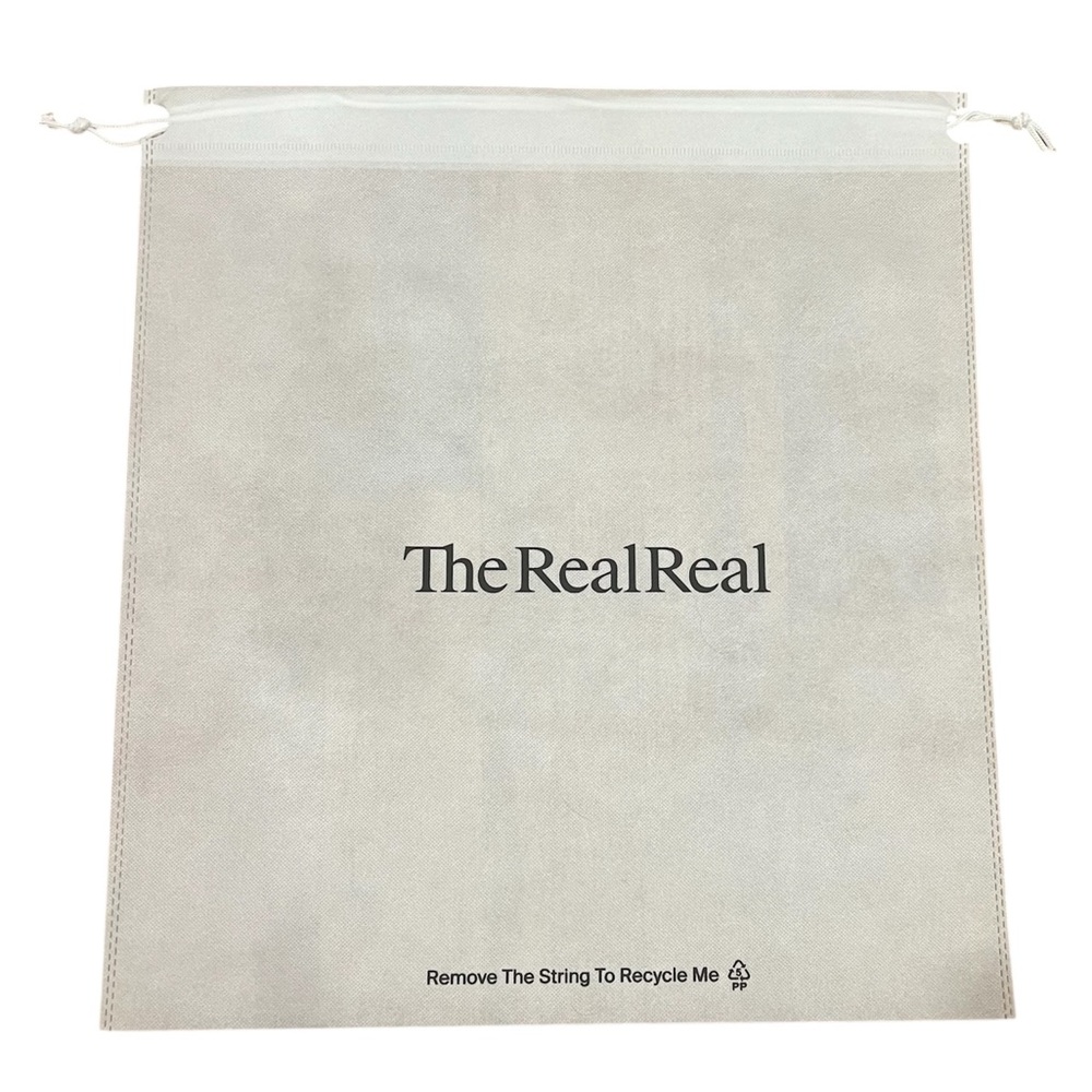 The Real Real TRR Authentic Designer Luxury Purse Handbag Drawstring Dustbag